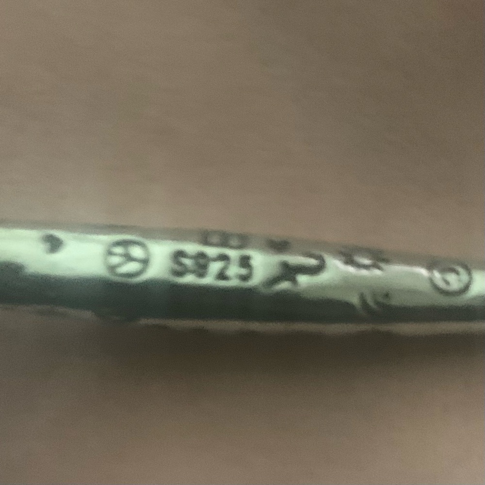 Solid 925 Sterling Silver Adjustable Bracelet - image 5